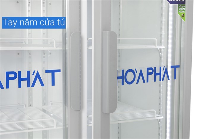 Tủ mát trưng bày Hòa Phát Inverter 526 lít HSR D8526